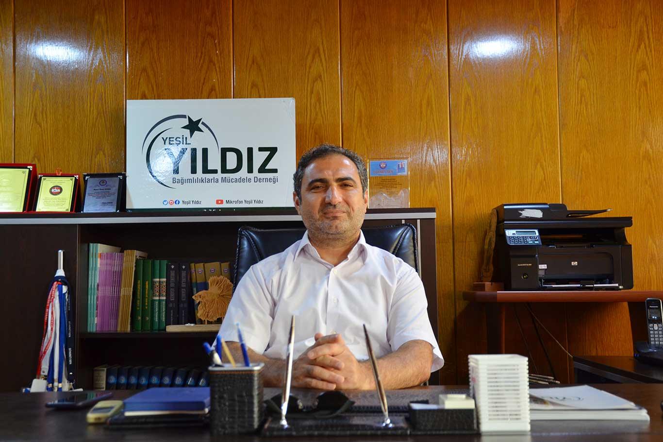 Yeşil Yıldız Bağımlılıklarla Mücadele Derneği Genel Başkanı Yahya Öger